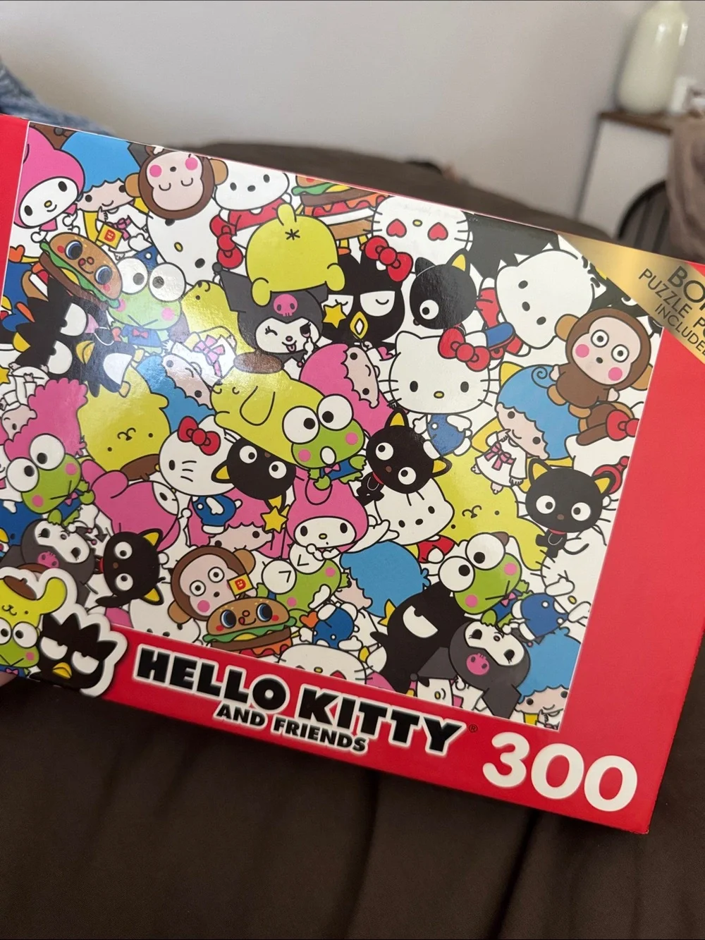 Hello Kitty 300-Piece Puzzle - Pink, Red, Yellow, Blue, Black, White